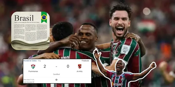 La prensa de Brasil reaccionó al gol de Jhon Arias en el Mundial de Clubes 2023.