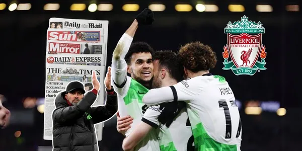 La prensa de Inglaterra manda importantes elogios sobre Luis Díaz y al mismo tiempo le sueltan una pulla.