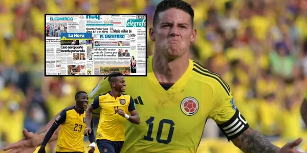 La prensa de Ecuador habló de la Selección Colombia horas antes del partido.