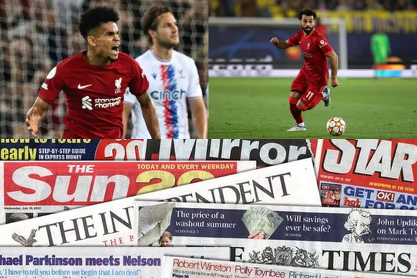 La prensa en Inglaterra analizó el rendimiento de Luis Díaz y Mohamed Salah en lo que va de temporada.