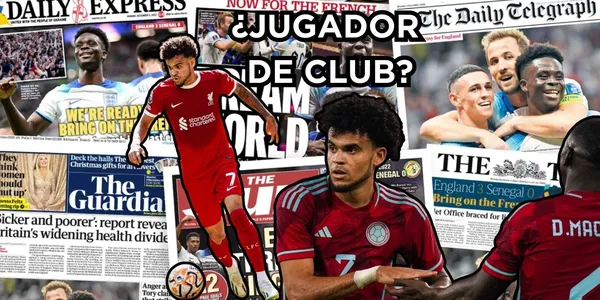 La prensa de Inglaterra reaccionó al ver a Luis Díaz de regreso con el Liverpool.