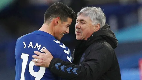 La prensa inglesa explicó por qué Carlo Ancelotti confió en James Rodríguez para integrarlo a su idea de juego en Everton.
