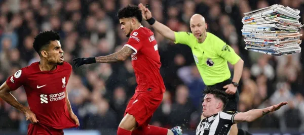 La prensa inglesa le puede doler ver a Luis Díaz como crack por su insólita calificación por Liverpool vs Newcastle