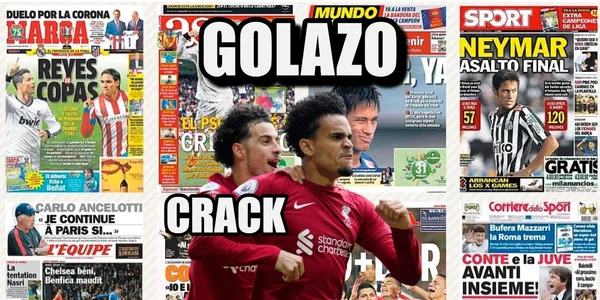 La prensa inglesa reaccionó al golazo de Luis Díaz con el Liverpool.