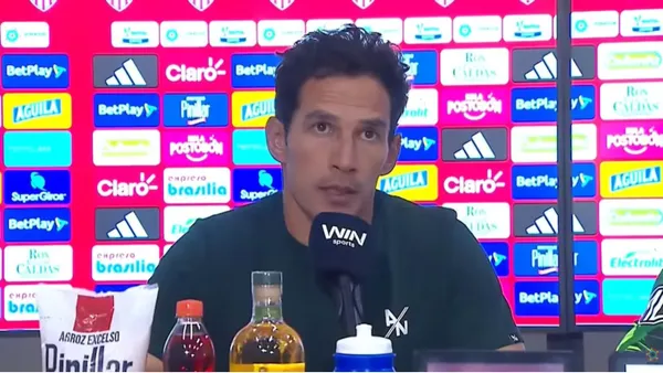 La reacción de Diego Arias ante la goleada de Nacional 4-0 ante Junior - Captura de pantalla