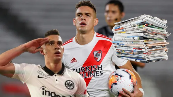 La reacción de la prensa argentina porque River Plate busca fichar a Santos Borré