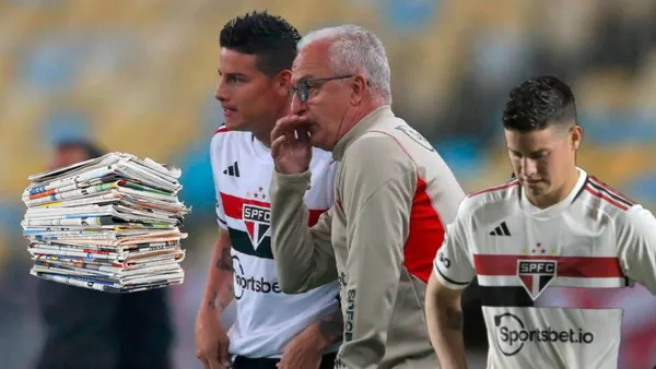 La reacción de la prensa brasileña tras salida del DT Dorival Junior y ojo James