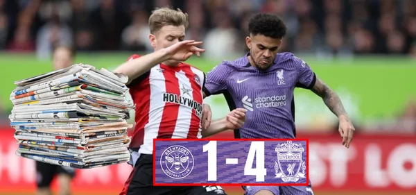 La reacción de la prensa en Inglaterra por Luis Díaz (Foto tomada Antena 2, Redes Liverpool)