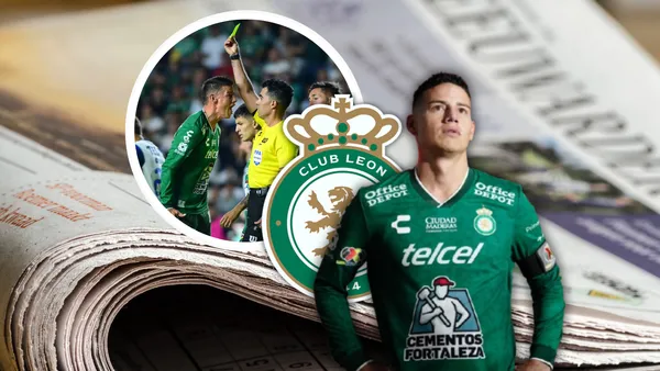 La reacción de la prensa mexicana a la expulsión de James Rodríguez Foto: Club León, X, Pexels y Escudoteca