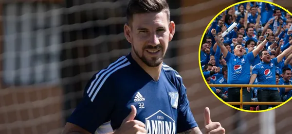 La reacción de los hinchas de Millonarios por Giordana vs Independiente Medellín