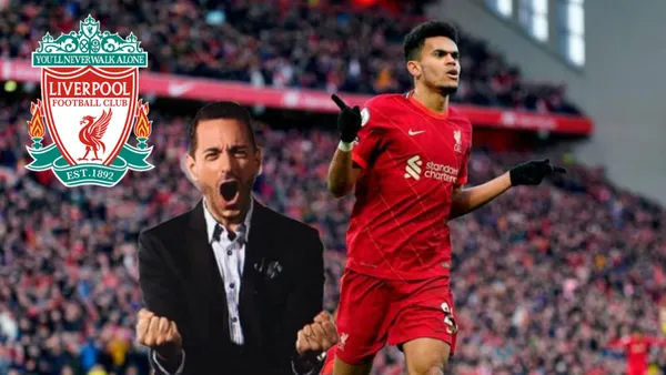 La reacción de Pablo Giralt por el gol de Luis Díaz con el Liverpool en Premier