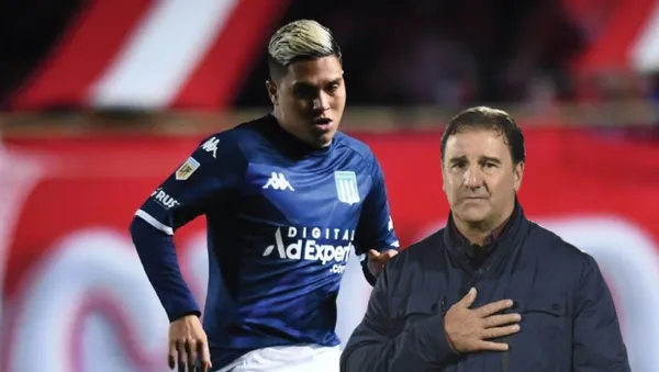 La reacción del delantero de Racing, tras no ser llamado por Néstor Lorenzo.