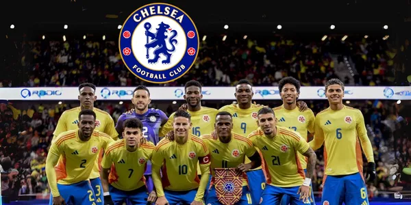 La Selección Colombia antes de jugar un partido