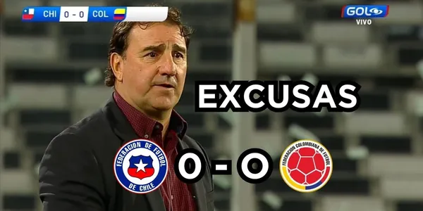 La Selección Colombia empató contra la Selección Chile en Santiago.