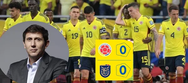 La selección Colombia empató sin goles ante Ecuador en condición de visitante