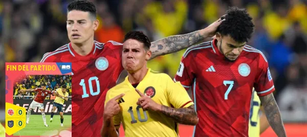 La selección Colombia empató sin goles ante Ecuador por eliminatoria sudamericana