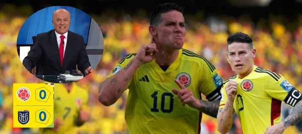 La selección Colombia empató sin goles ante Ecuador en la eliminatoria sudamericana rumbo al Mundial del 2026