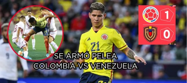 La selección Colombia ganó 1-0 ante Venezuela en un partido amistoso en Estados Unidos