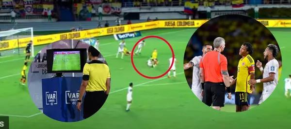 La selección Colombia ganó 1-0 ante Venezuela y se presentó varias polémicas por el arbitraje