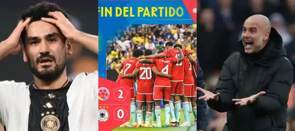 La selección Colombia ganó 2-0 ante Alemania en un partido amistoso que se jugó ayer