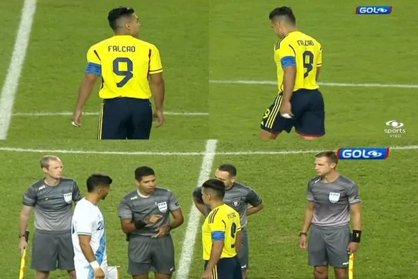 La Selección Colombia jugó contra la Selección Guatemala en los Estados Unidos.