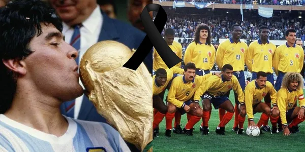 La Selección de Colombia le causó una de las mayores alegrías a Diego Maradona durante su carrera como futbolista.