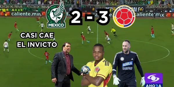 La Selección Colombia le ganó a la Selección de México.