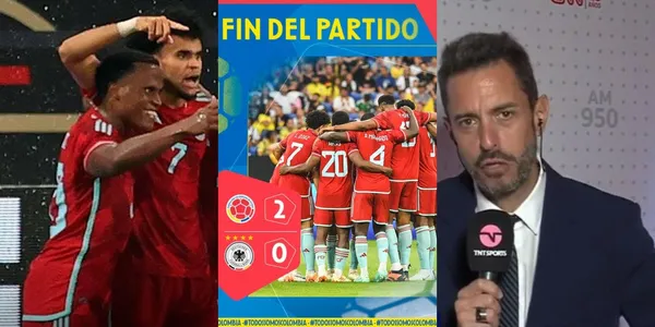 La Selección Colombia le ganó a la Selección Alemania y Pablo Giralt reaccionó.
