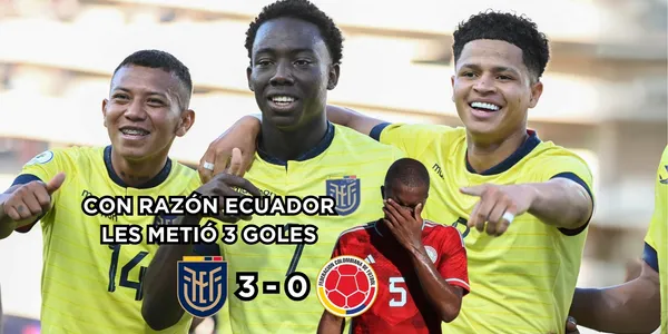 La Selección Colombia perdió de manera humillante contra la Selección Ecuador.