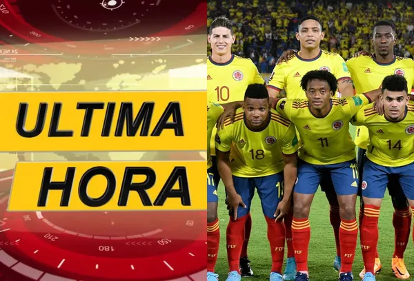 La Selección Colombia perdió a un importante jugador por lesión, cuando ni siquiera había jugado un partido en la actual convocatoria.