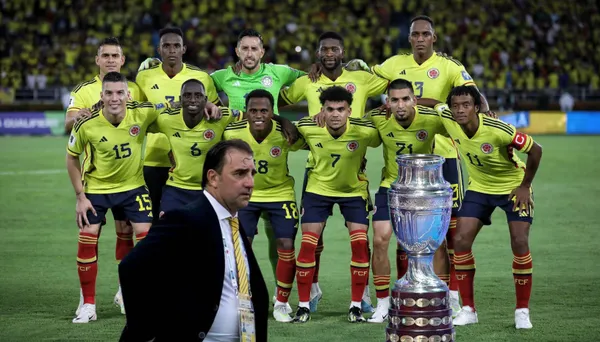La Selección Colombia posando para los reporteros gráficos. FOTO: Revista Semana