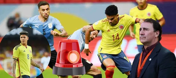 La selección Colombia se prepara para jugar ante Uruguay mañana en el estadio Metropolitano de Barranquilla