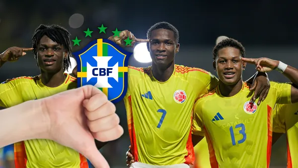 La Selección Colombia Sub 17 no pudo ante Brasil en la final del Sudamericano Foto: CONMEBOL, Escudoteca y Pexels