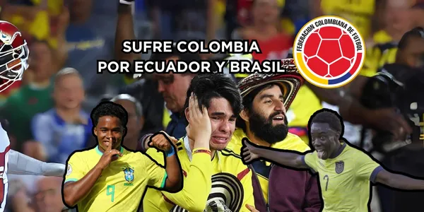 La Selección Colombia Sub 23 la pasa muy mal y uno de sus jugadores se cae a pedazos.