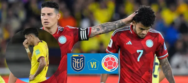 La selección Colombia tuvo una clara jugada para irse arribar en el marcador ante Ecuador