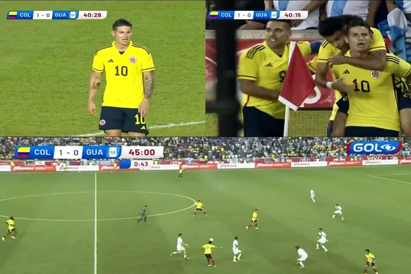 La Selección Colombia volvió a jugar, James Rodríguez anotó y con un gesto mandó a callar a sus críticos en la tricolor.