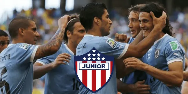 La Selección de Uruguay casi se ve obligada a disputar un partido oficial con la camiseta del Junior de Barranquilla.