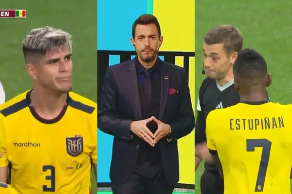 La Selección Ecuador fue víctima de una jugada discutible contra la Selección Senegal según Pablo Giralt.