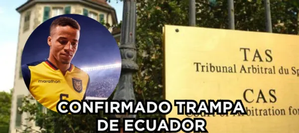 La selección de Ecuador hizo trampa con la inscripción de Byron Castillo