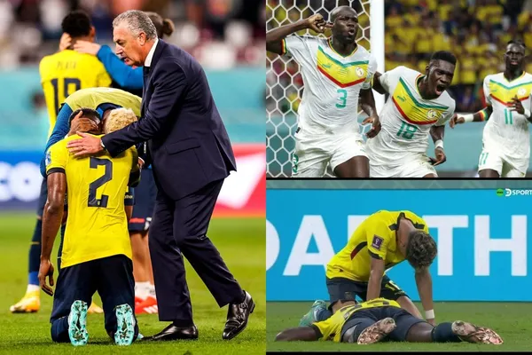 La selección de Ecuador perdió 2-1 ante Senegal y se despide de la Copa Mundo de Catar 2022