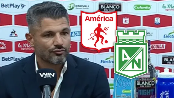 Las declaraciones de Javier Gandolfi en rueda de prensa post partido Foto: Captura de DIMAYOR y Escudoteca