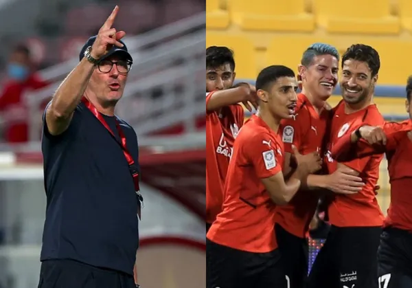 Laurent Blanc había sido muy crítico con el Al-Rayyan SC y James Rodriguez se encargó de bajarle las revoluciones a las declaraciones de su entrenador.
