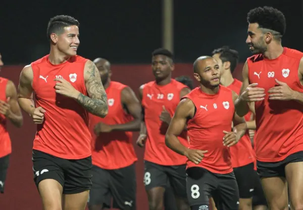 Laurent Blanc en una rueda de prensa habló del debut de James Rodríguez en Qatar y sorprendió a todos.