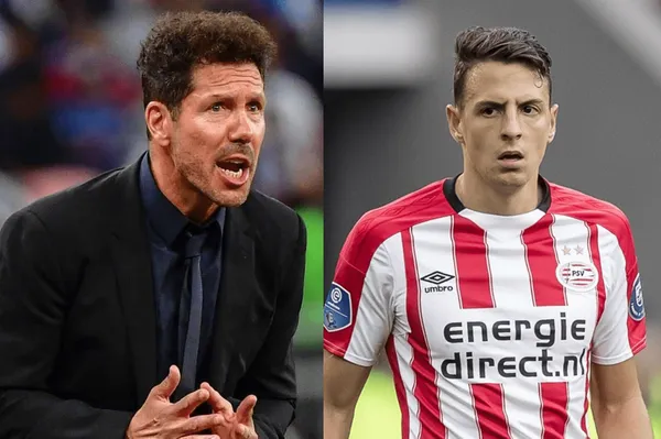 Le comunicaron una buena y una mala noticia a Santiago Arias y se quedó sin palabras ante Diego Simeone