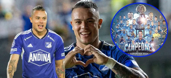 Le dio el título a Millonarios, la emotiva reacción de Leonardo Castro vs Junior