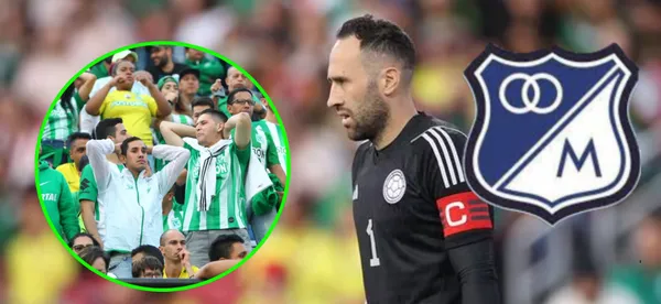 Le dolería a Nacional y se reveló lo que pasó entre Millonarios y David Ospina