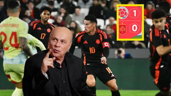 Le dolió James crack en Colombia vs España, la reacción de Carlos Antonio Vélez