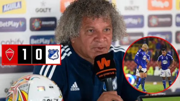 Le dolió perder y lo que dijo Gamero tras vergüenza de Millonarios vs Patriotas