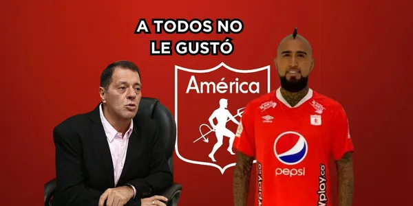 Le lanzan duras críticas al América de Cali por el posible fichaje de Arturo Vidal.