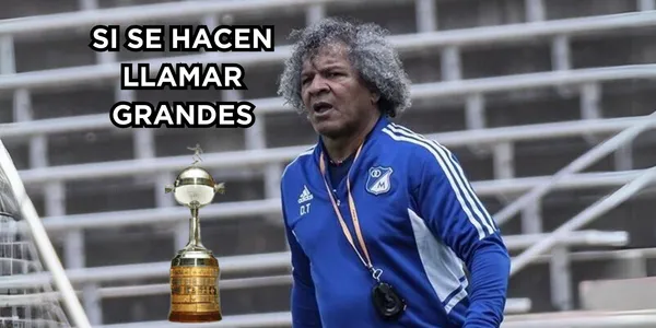 Le mandan un sablazo a Millonarios FC por su debut en la Copa Libertadores 2024. Foto tomada Gol Caracol.